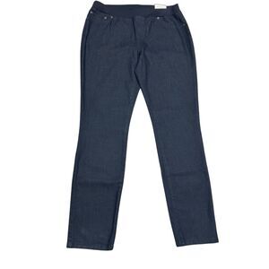 Chico's Platinum Denim Regular Legging True Indigo Size 1.5 US 10 Stretch NWT